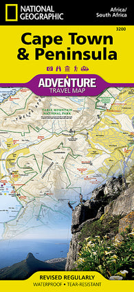 Buy map Cape Town and Peninsula, South Africa AdventureMap by National Geographic Maps
