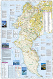 Cape Town and Peninsula, South Africa AdventureMap by National Geographic Maps - Back of map