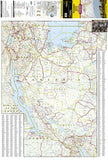 Tanzania, Rwanda, and Burundi Adventure Map 3206 by National Geographic Maps - Front of map