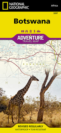 Buy map Botswana Adventure Map 3207 by National Geographic Maps