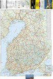 Finland and Northern Scandinavia Adventure Map 3300 by National Geographic Maps - Front of map