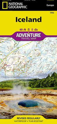 Buy map Iceland Adventure Map 3302 by National Geographic Maps