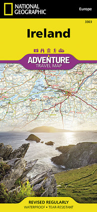 Buy map Ireland Adventure Map 3303 by National Geographic Maps