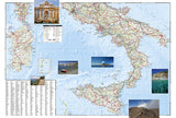 Italy AdventureMap by National Geographic Maps - Back of map