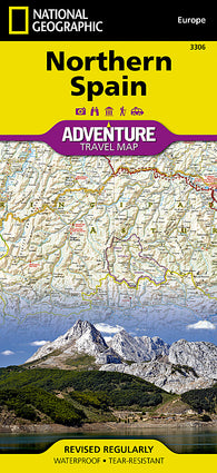 Buy map Spain, Northern, Adventure Map 3306 by National Geographic Maps