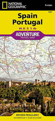 Buy map Spain and Portugal Adventure Map 3307 by National Geographic Maps