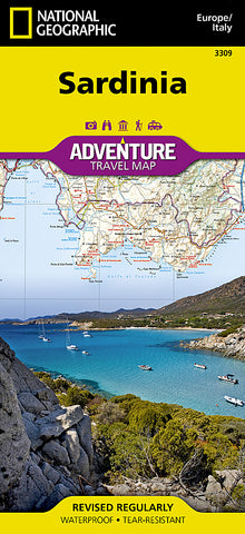 Buy map Sardinia, Italy Adventure Map 3309 by National Geographic Maps
