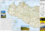 Sicily, Italy Adventure Map 3310 by National Geographic Maps - Front of map