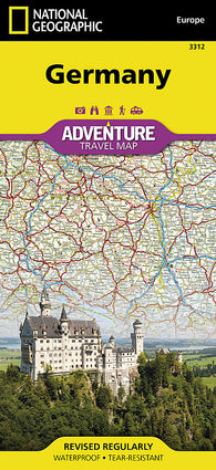 Buy map Germany Adventure Map 3312 by National Geographic Maps