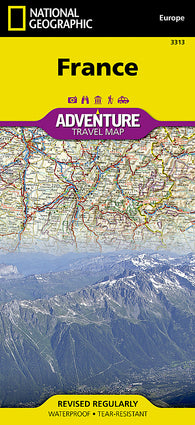 Buy map France Adventure Map 3313 by National Geographic Maps