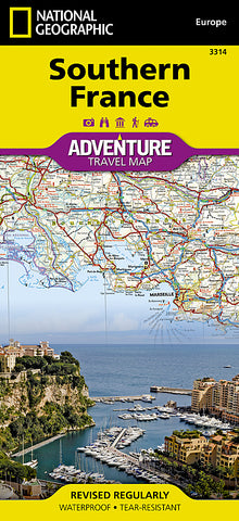 Buy map France, Southern Adventure Map 3314 by National Geographic Maps