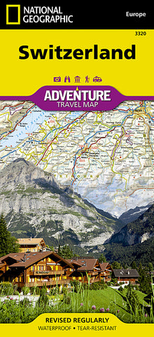 Buy map Switzerland Adventure Map 3320 by National Geographic Maps