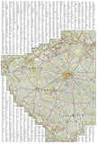 Czech Republic Adventure Map 3322 by National Geographic Maps - Back of map
