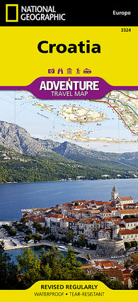 Buy map Croatia Adventure Map 3324 by National Geographic Maps
