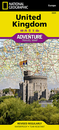 Buy map United Kingdom Adventure Map 3325 by National Geographic Maps