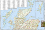 Scotland Adventure Map 3326 by National Geographic Maps - Back of map