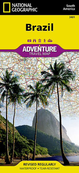 Buy map Brazil Adventure Map 3401 by National Geographic Maps