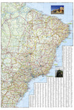 Brazil Adventure Map 3401 by National Geographic Maps - Back of map