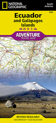 Buy map Ecuador and Galapagos Adventure Map 3403 by National Geographic Maps