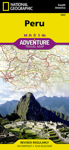Buy map Peru Adventure Map 3404 by National Geographic Maps