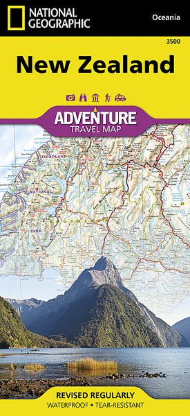 Buy map New Zealand Adventure Map 3500 by National Geographic Maps