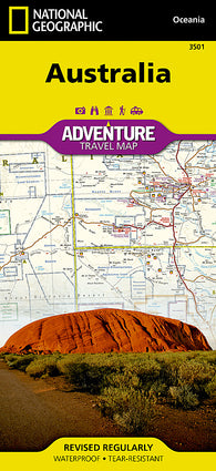 Buy map Australia Adventure Map 3501 by National Geographic Maps