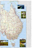 Australia Adventure Map 3501 by National Geographic Maps - Back of map