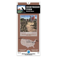 Buy map Northern Tier Bicycle Route Section 8