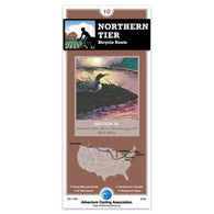 Buy map Northern Tier Bicycle Route Section 10