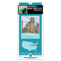 Buy map Chicago to New York City Bicycle Route, #2