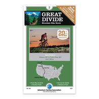 Buy map Great Divide Mountain Bike Route #2 Polaris, MT - South Pass City, WY