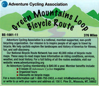 Buy map Green Mountains Loop Bicycle Route