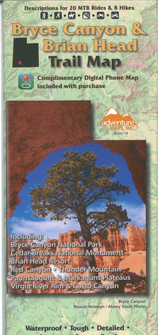 Buy map Bryce Canyon & Brian Head trail map