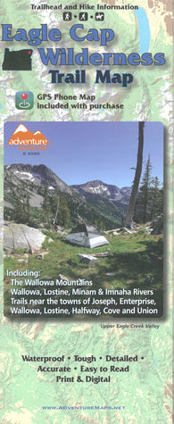 Buy map Eagle Cap Wilderness Trail Map
