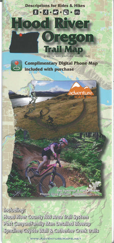 Buy map Hood River, Oregon, Trail Map