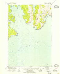 Afognak A-1 Alaska Historical topographic map, 1:63360 scale, 15 X 15 Minute, Year 1953