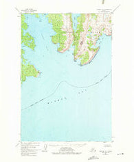Afognak A-1 Alaska Historical topographic map, 1:63360 scale, 15 X 15 Minute, Year 1952