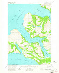 Afognak A-4 Alaska Historical topographic map, 1:63360 scale, 15 X 15 Minute, Year 1952