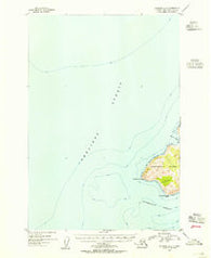 Afognak A-5 Alaska Historical topographic map, 1:63360 scale, 15 X 15 Minute, Year 1953