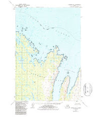 Afognak B-1 Alaska Historical topographic map, 1:63360 scale, 15 X 15 Minute, Year 1952