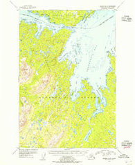 Afognak B-2 Alaska Historical topographic map, 1:63360 scale, 15 X 15 Minute, Year 1954
