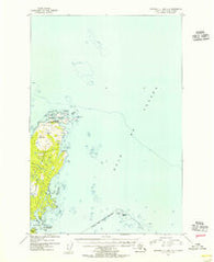 Afognak C-1 and C-2 Alaska Historical topographic map, 1:63360 scale, 15 X 15 Minute, Year 1954