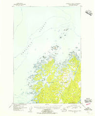 Afognak C-2 and C-3 Alaska Historical topographic map, 1:63360 scale, 15 X 15 Minute, Year 1954