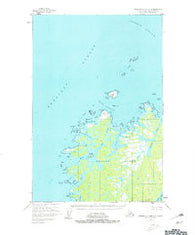Afognak C-2 and C-3 Alaska Historical topographic map, 1:63360 scale, 15 X 15 Minute, Year 1952