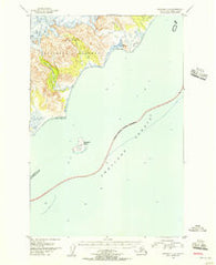 Afognak C-5 Alaska Historical topographic map, 1:63360 scale, 15 X 15 Minute, Year 1951