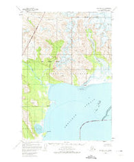 Afognak C-6 Alaska Historical topographic map, 1:63360 scale, 15 X 15 Minute, Year 1951