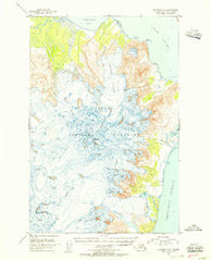 Afognak D-5 Alaska Historical topographic map, 1:63360 scale, 15 X 15 Minute, Year 1951