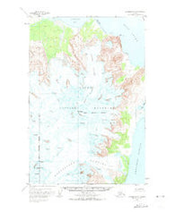 Afognak D-5 Alaska Historical topographic map, 1:63360 scale, 15 X 15 Minute, Year 1951