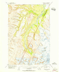 Afognak D-6 Alaska Historical topographic map, 1:63360 scale, 15 X 15 Minute, Year 1951