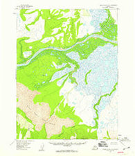 Ambler River A-6 Alaska Historical topographic map, 1:63360 scale, 15 X 15 Minute, Year 1955